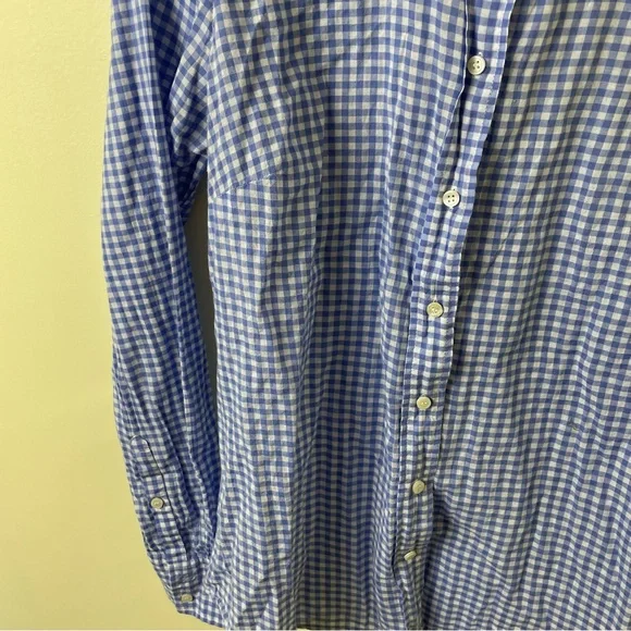 J. Crew Blue & White Button Down Long Sleeve Size Small - Picture 4 of 9